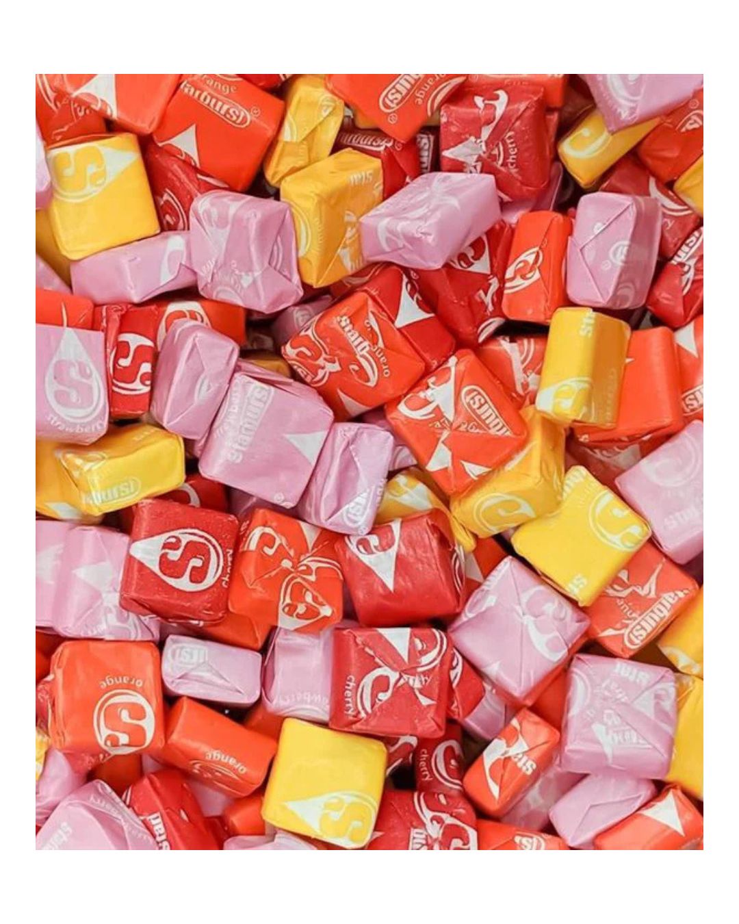 Starburst Fruit Chew Original 2 Pounds Bulk Candy Pack – Individually Wrapped – Cherry, Strawberry, Lemon & Orange – Party Snacks, Office Treats, Candy Buffe