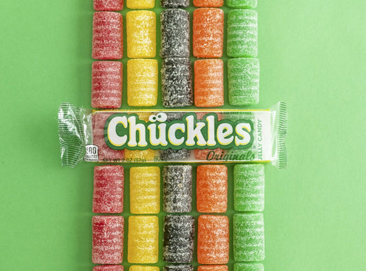 Chuckles Original Jelly Candies Sugar-coated, Fruity candy, 2 oz pack of 2
