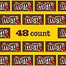 M&M'S Milk Chocolate Candy, Full Size, 1.69 oz., 48 pk.