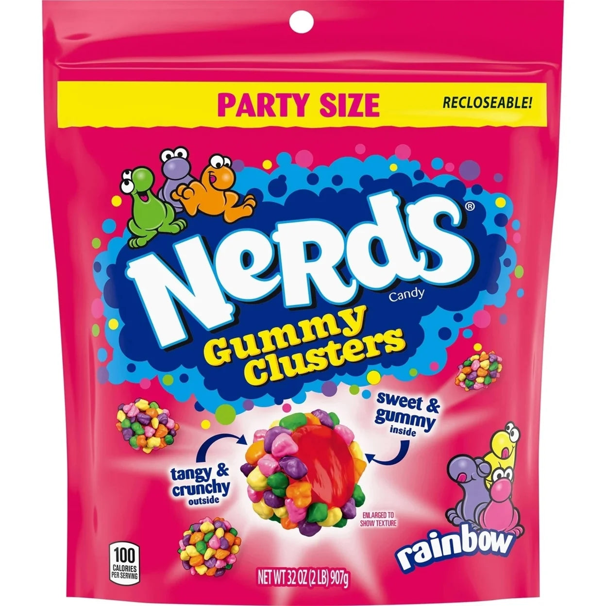 Nerds Gummy Clusters, Party Size, 32 oz.