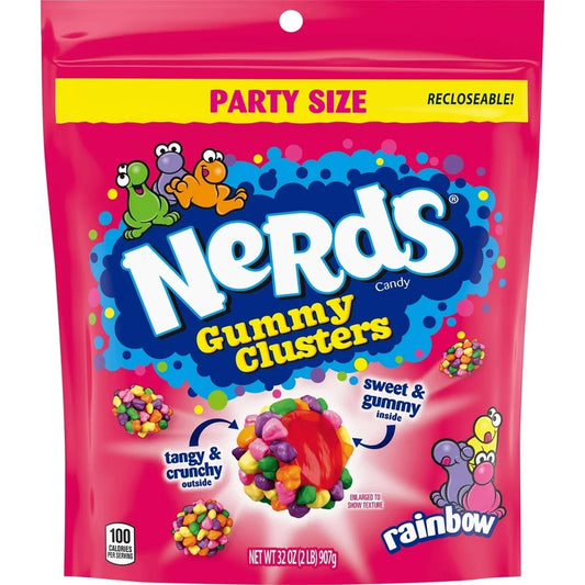 Nerds Gummy Clusters, Party Size, 32 oz.