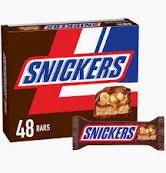 Snickers Milk Chocolate Candy Bars, Full Size, 1.86 oz., 48 pk.