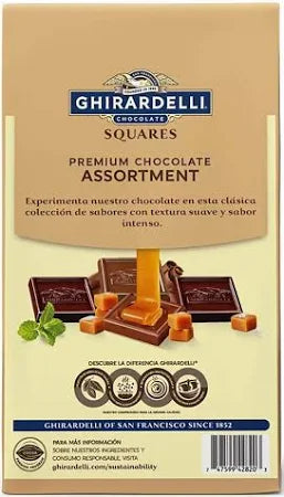 GHIRARDELLI Premium Chocolate Assortment Squares, 18.8 oz.